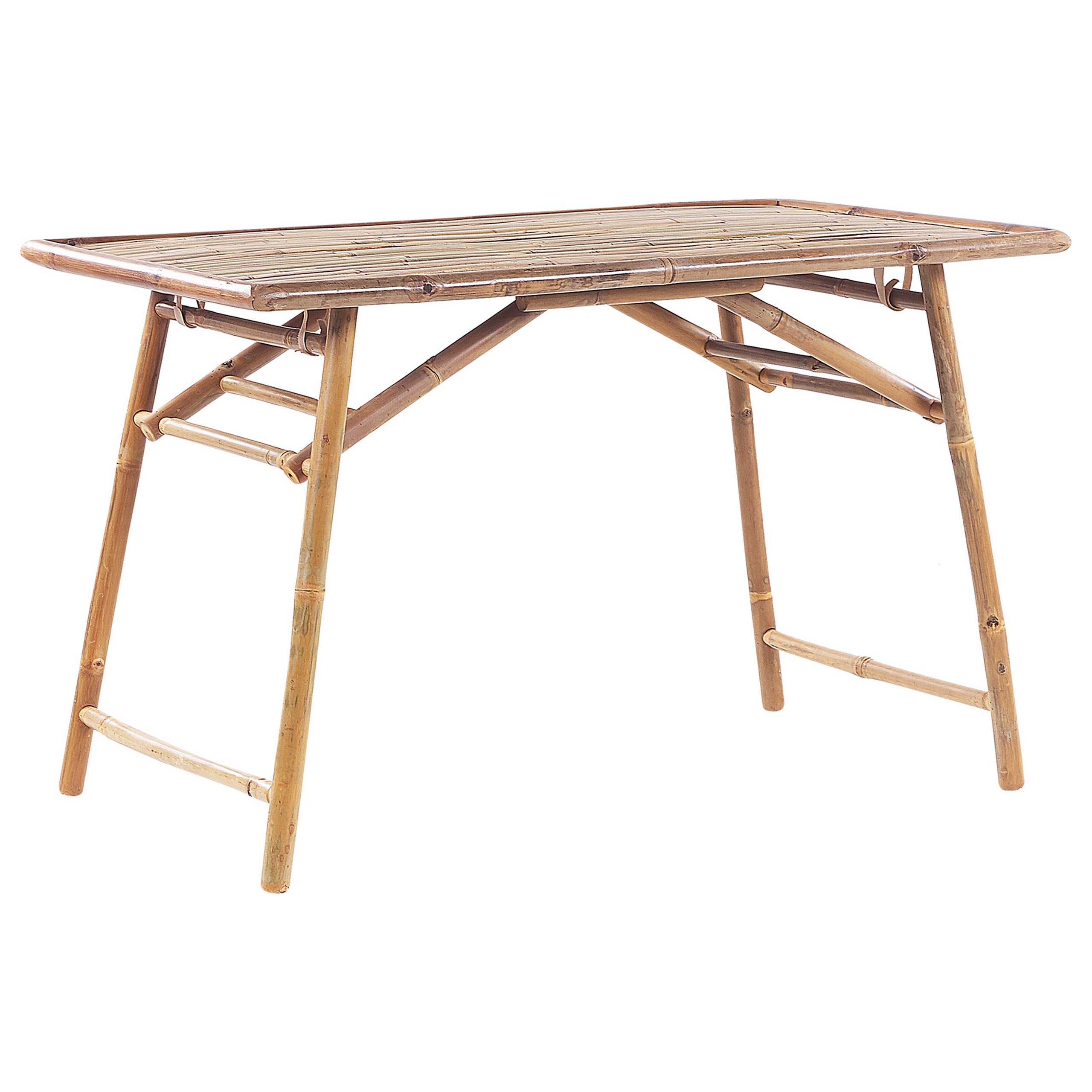 Puutarhapöytä MOLISE 120 cm 69 cm Bambu Vaaleanruskea