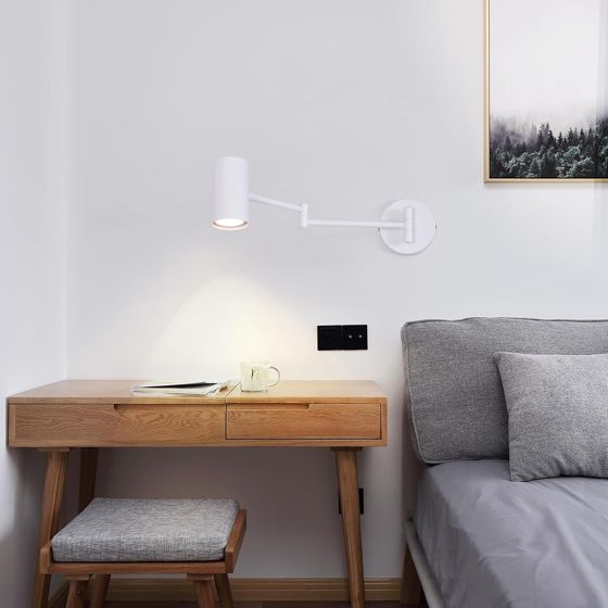 NETTLIFE Sisäseinävalaisin, GU10- Makuuhuoneen, lamppu, Seinäkohdevalaisin, Seinävalaisimet, Moderni Valkoinen, Ilman, Polttimoa