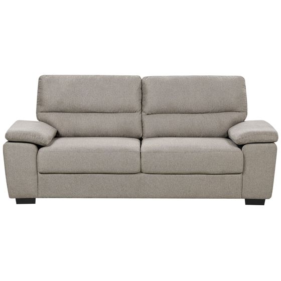 Sohva VOGAR kangas Vaaleanruskea 3-istuttava