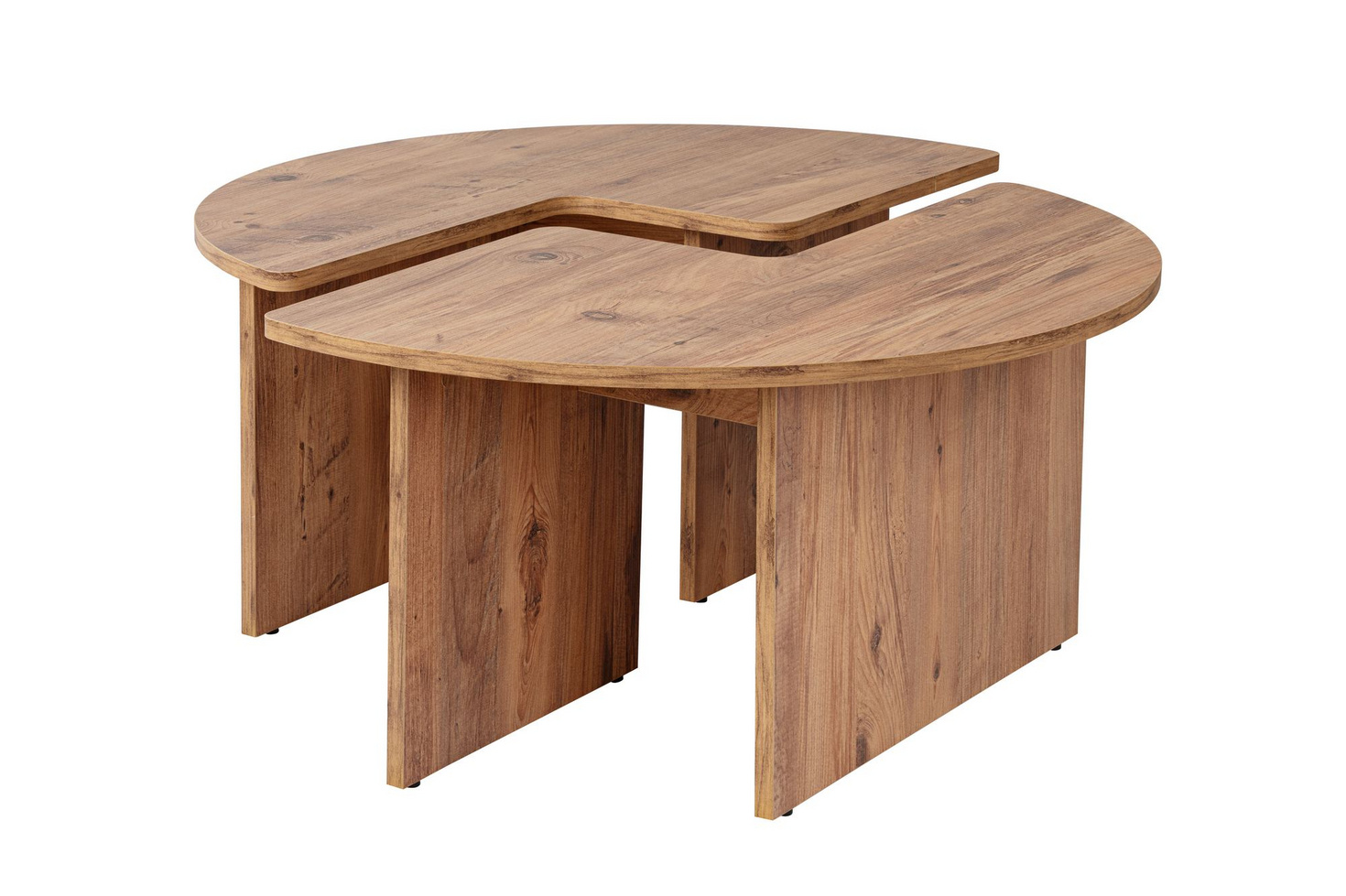 Norda Design moderni sohvapöytä, Ø90 cm, 41 cm korkeus | 100 % melamiinipinnoite, 18 mm paksu | tyylikäs ja toimiva