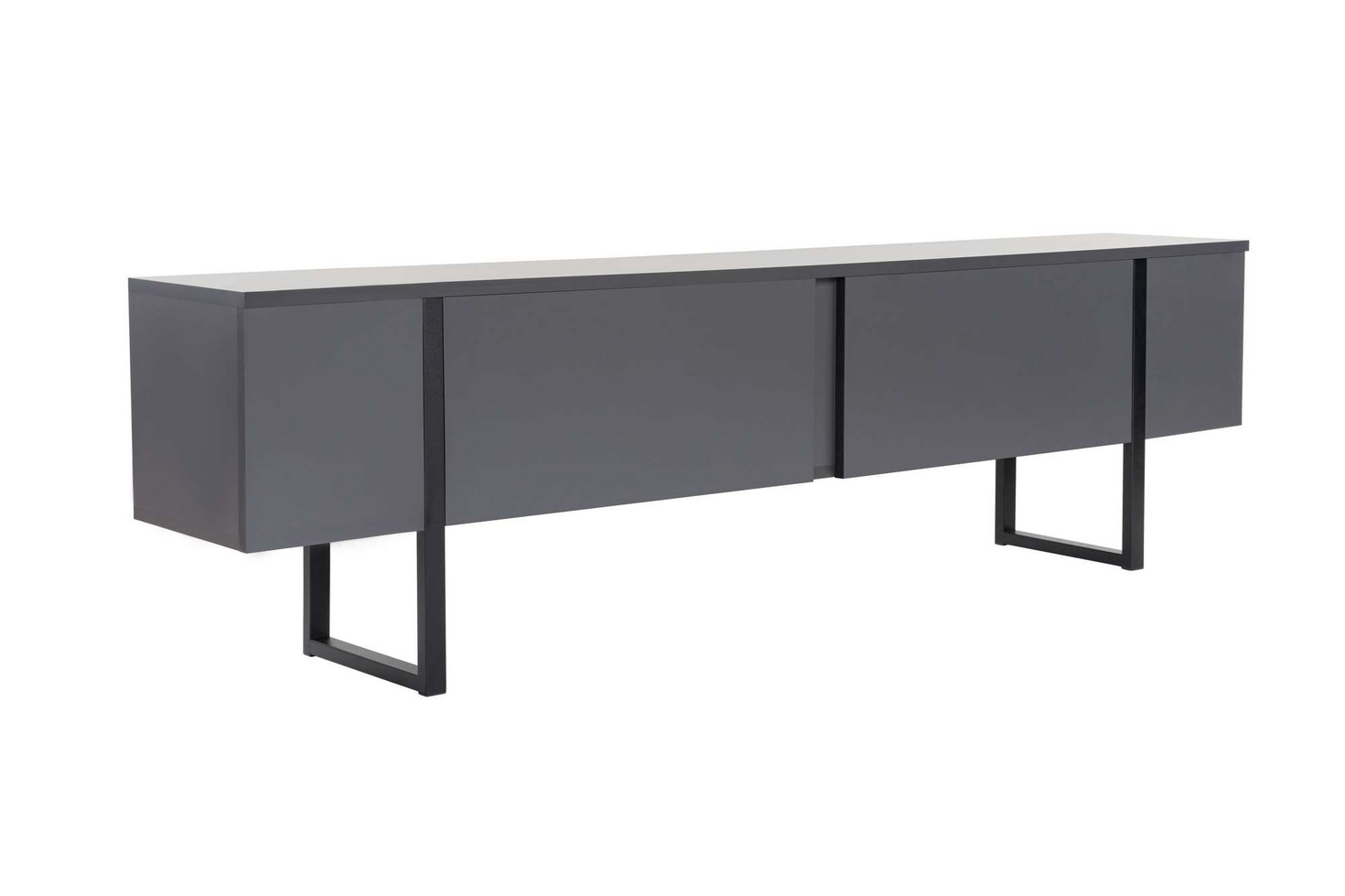 Norda Design Moderni TV-taso, 180 cm | 100 % melamiinipinnoitettu, 18 mm paksu | Tyylikäs teollinen muotoilu