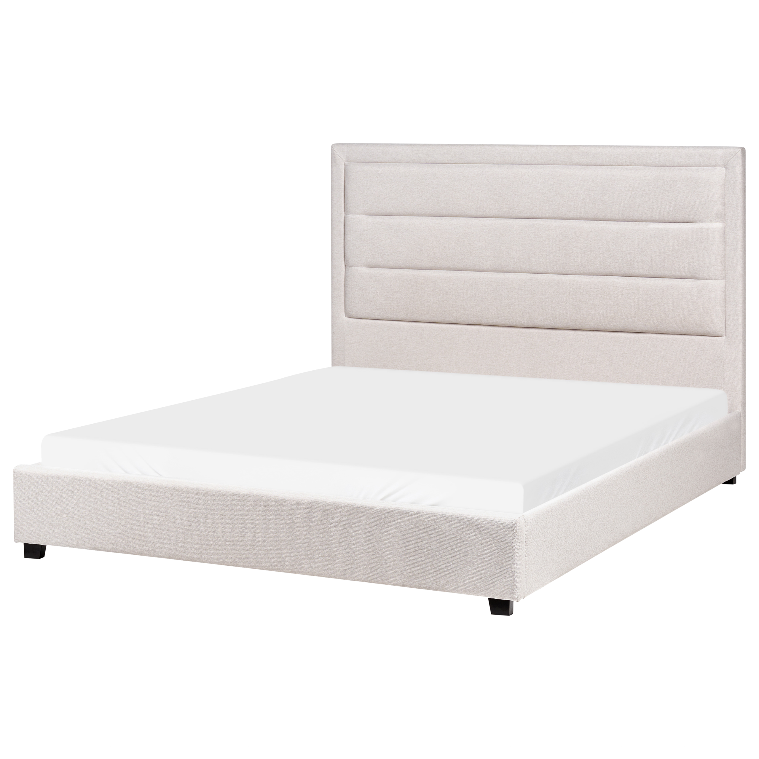 Sänky kangas ROUEN 140 x 200 cm Vaaleanbeige