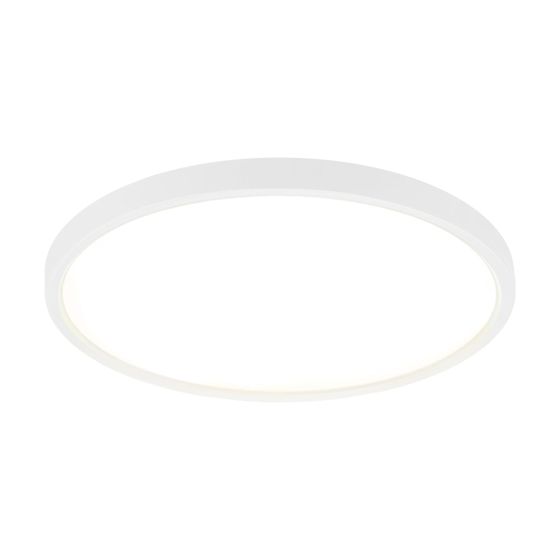 NETTLIFE LED - kattovalaisin 24W 4000K 30cm makuuhuoneeseen, litteä, halkaisijaltaan valkoinen, pyöreä keittiövalaisin kylpyhuoneeseen