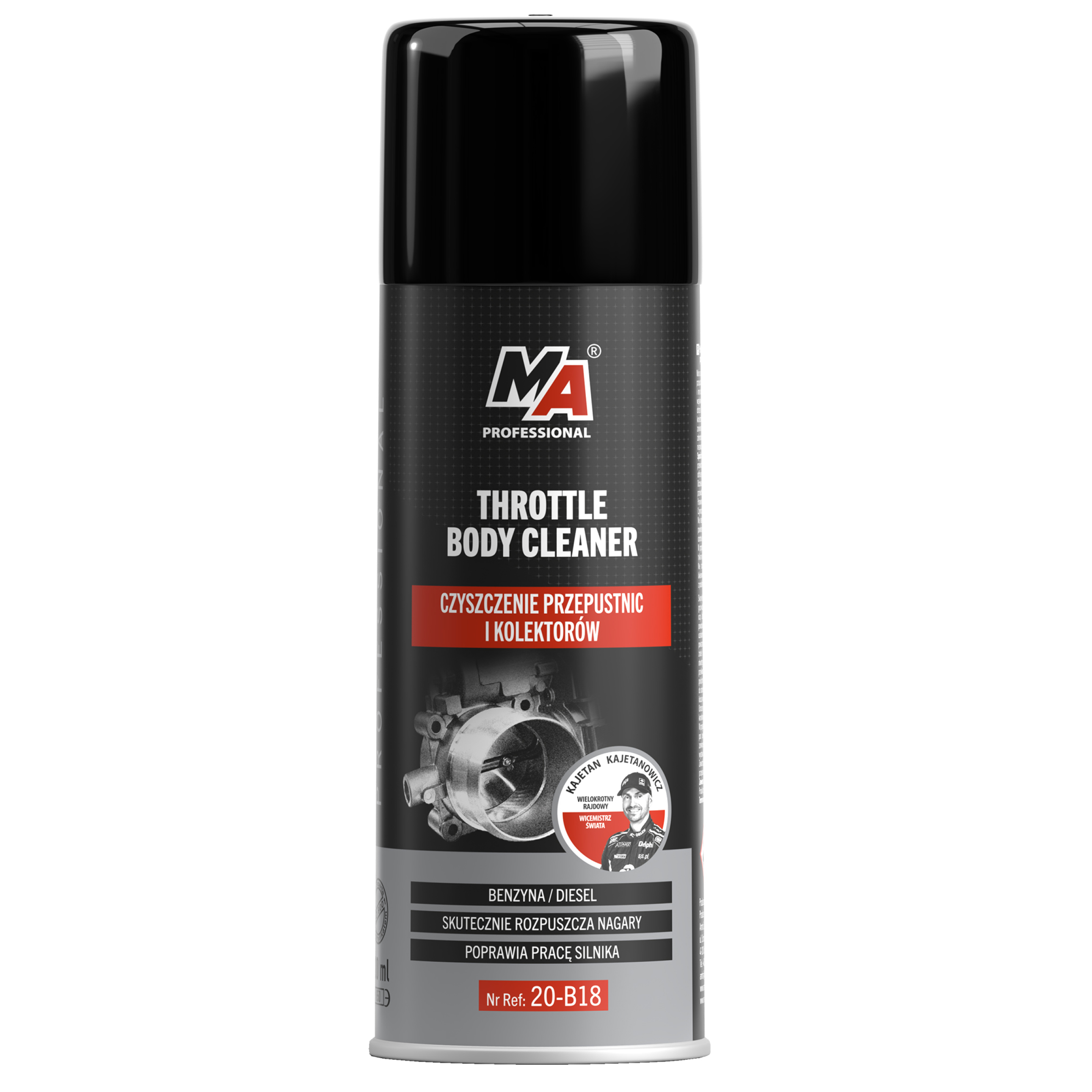 020912 MA ammattimainen. - Kaasuläppäkotelon puhdistusaine 400ml