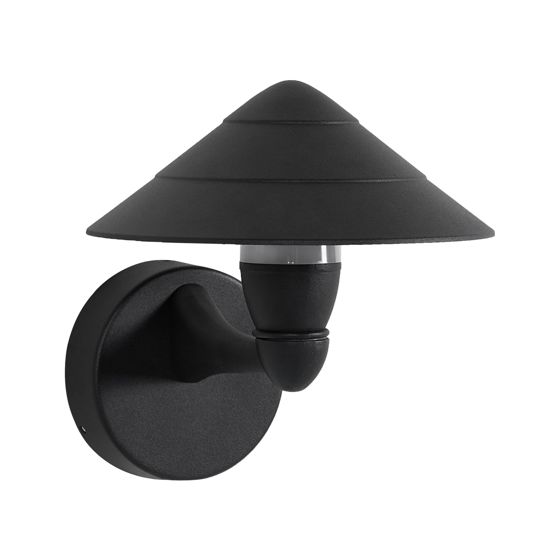 LED-ulkoseinävalaisin NAVEA Musta
