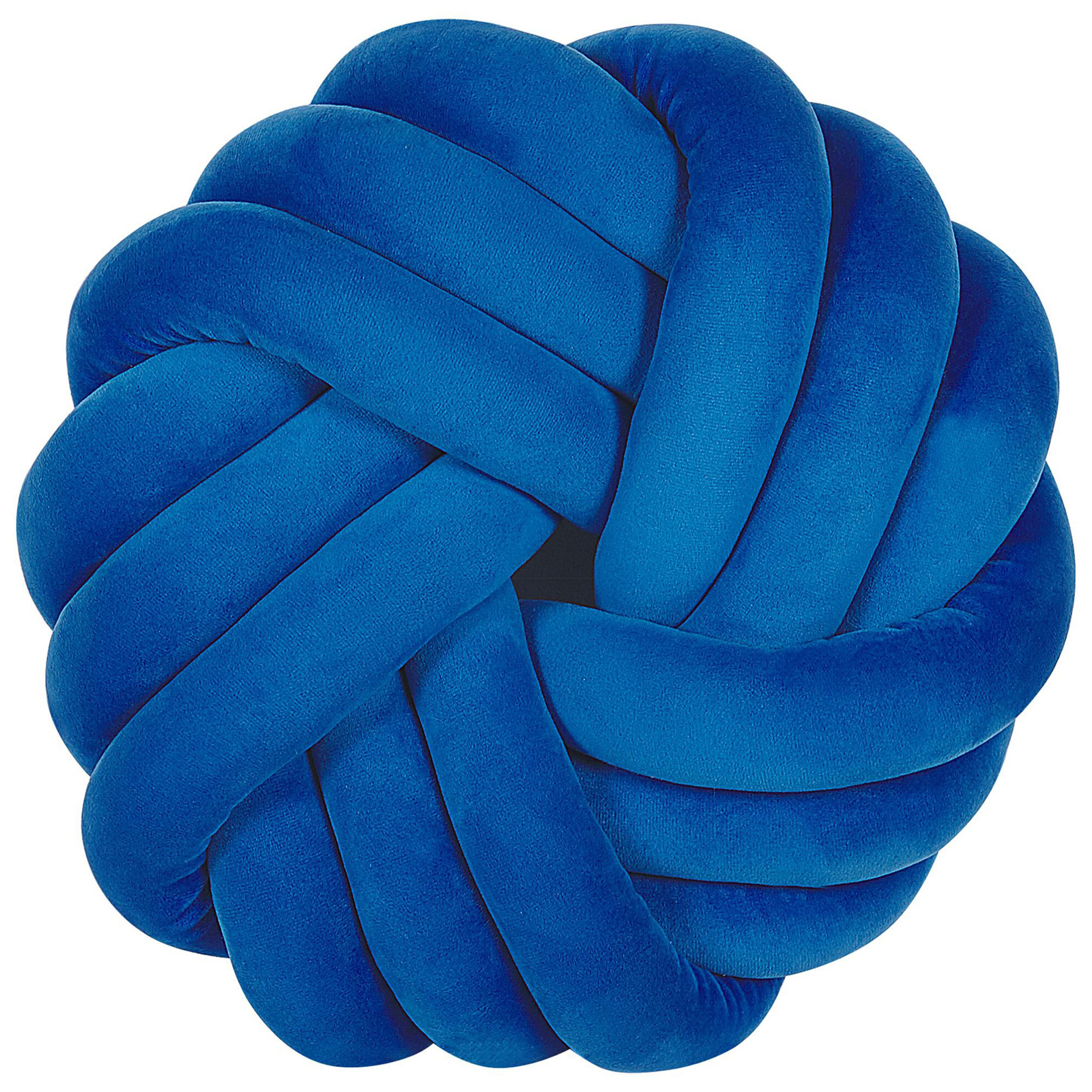 Koristetyyny AKOLA sametti 30 x 30 cm Sininen Hillitty