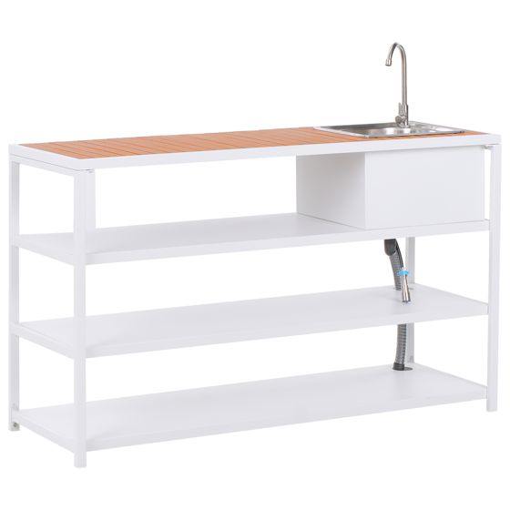 Ulkotiskiallas AVETRANA metalli Ruskea/valkoinen