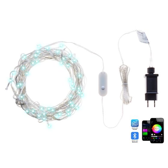 Valoverho LED-älyvalo appillä KULUSUK 150 x 320 cm Monivärinen