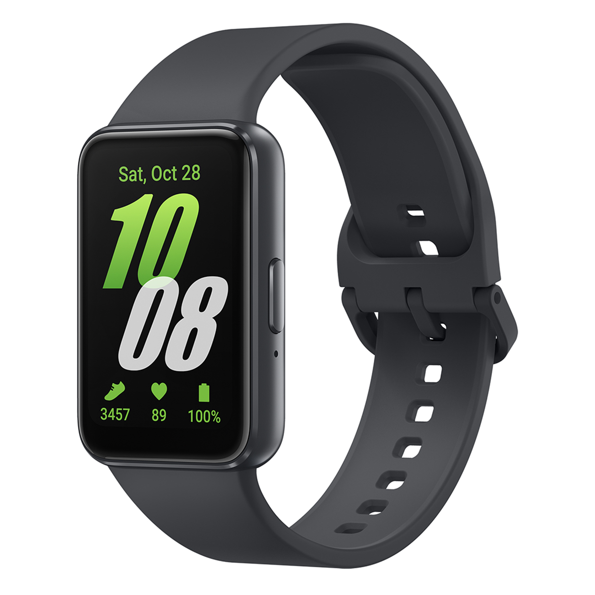 Galaxy Fit3 IP68 5ATM Älykello Silikonirannekkeella