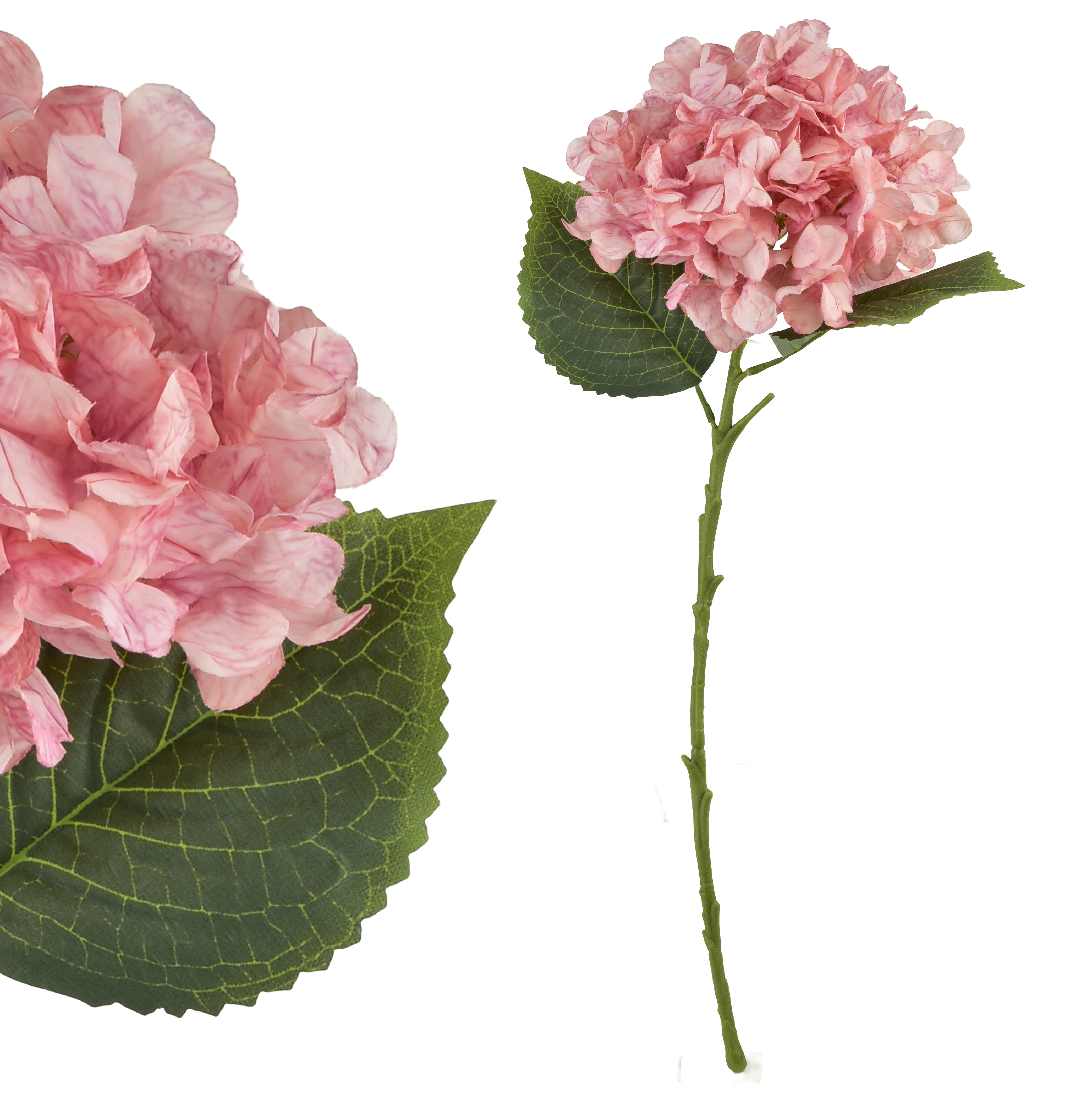 Tekokukka muovi MONDEX Viridis Hortensia 53 cm 1 kpl