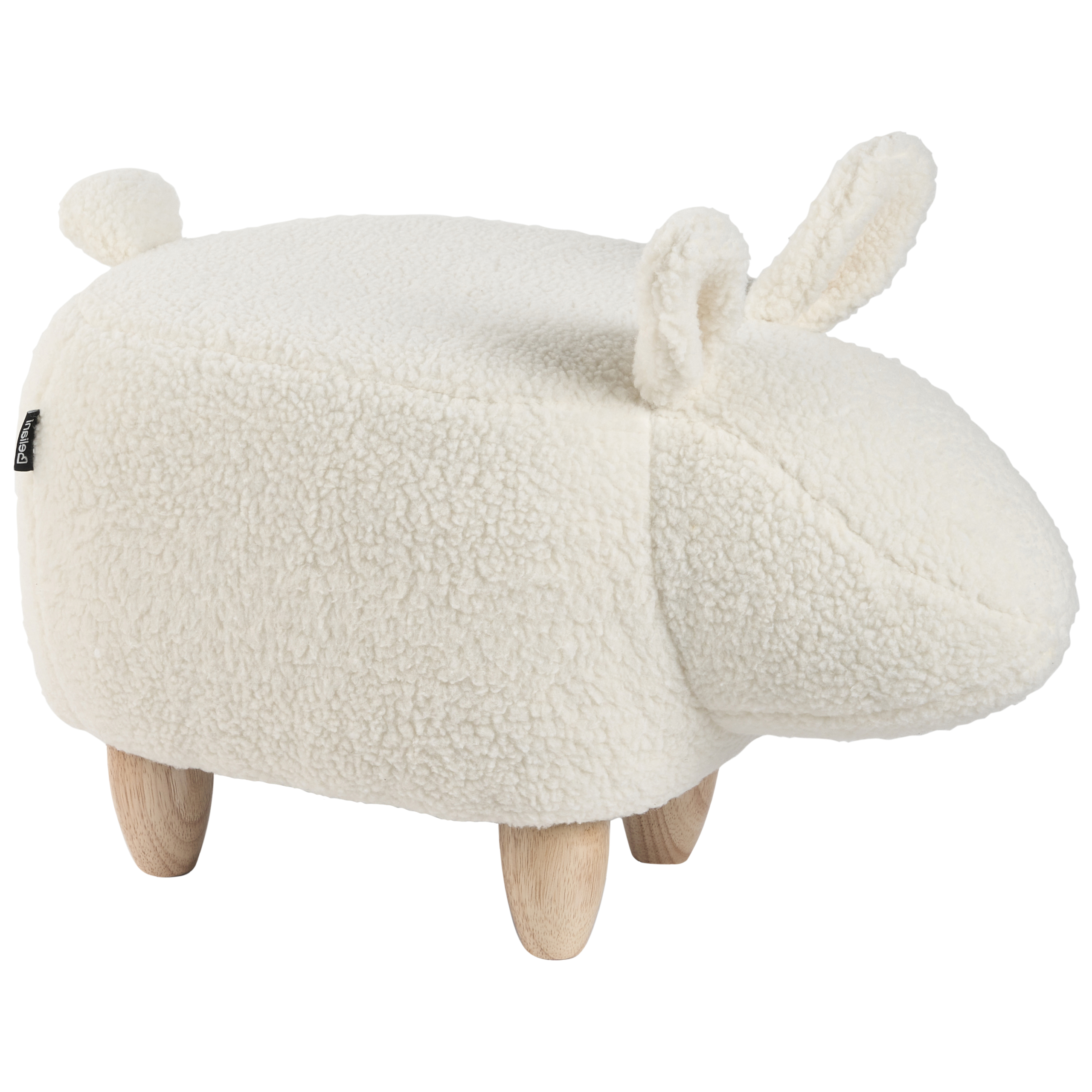 Eläinjakkara BUNNY kangas Luonnonvalkoinen