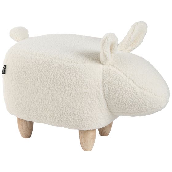 Eläinjakkara BUNNY kangas Luonnonvalkoinen