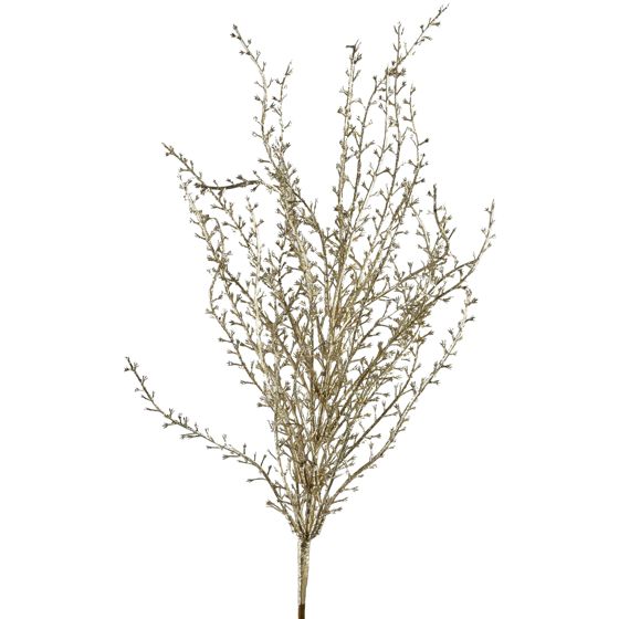 Koristeoksa tekokukka MONDEX Viridis 80cm samppanja 1kpl
