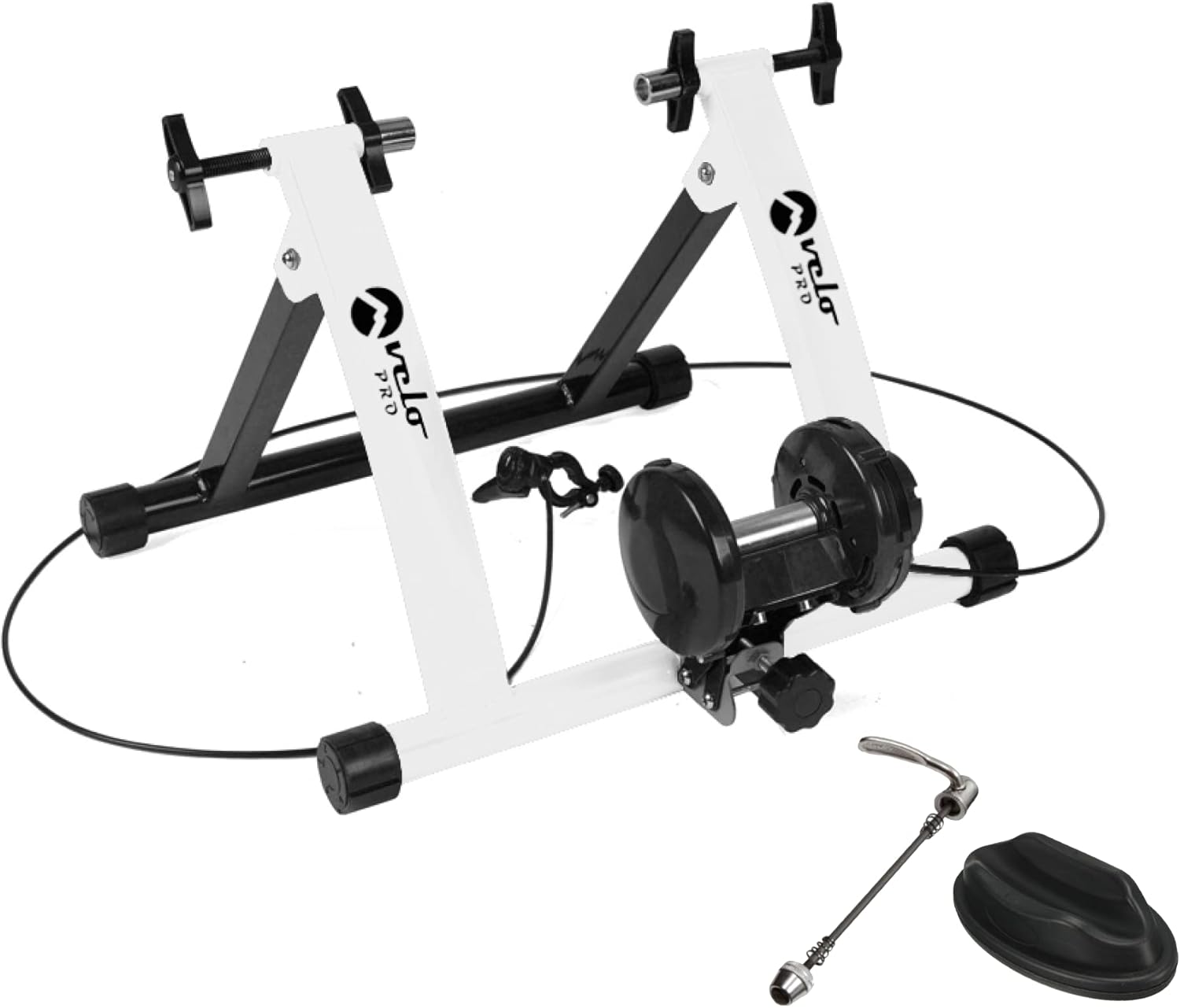 Turbo Trainer säädettävä vastus magneettinen maantiepyörä maastopyörä valkoinen