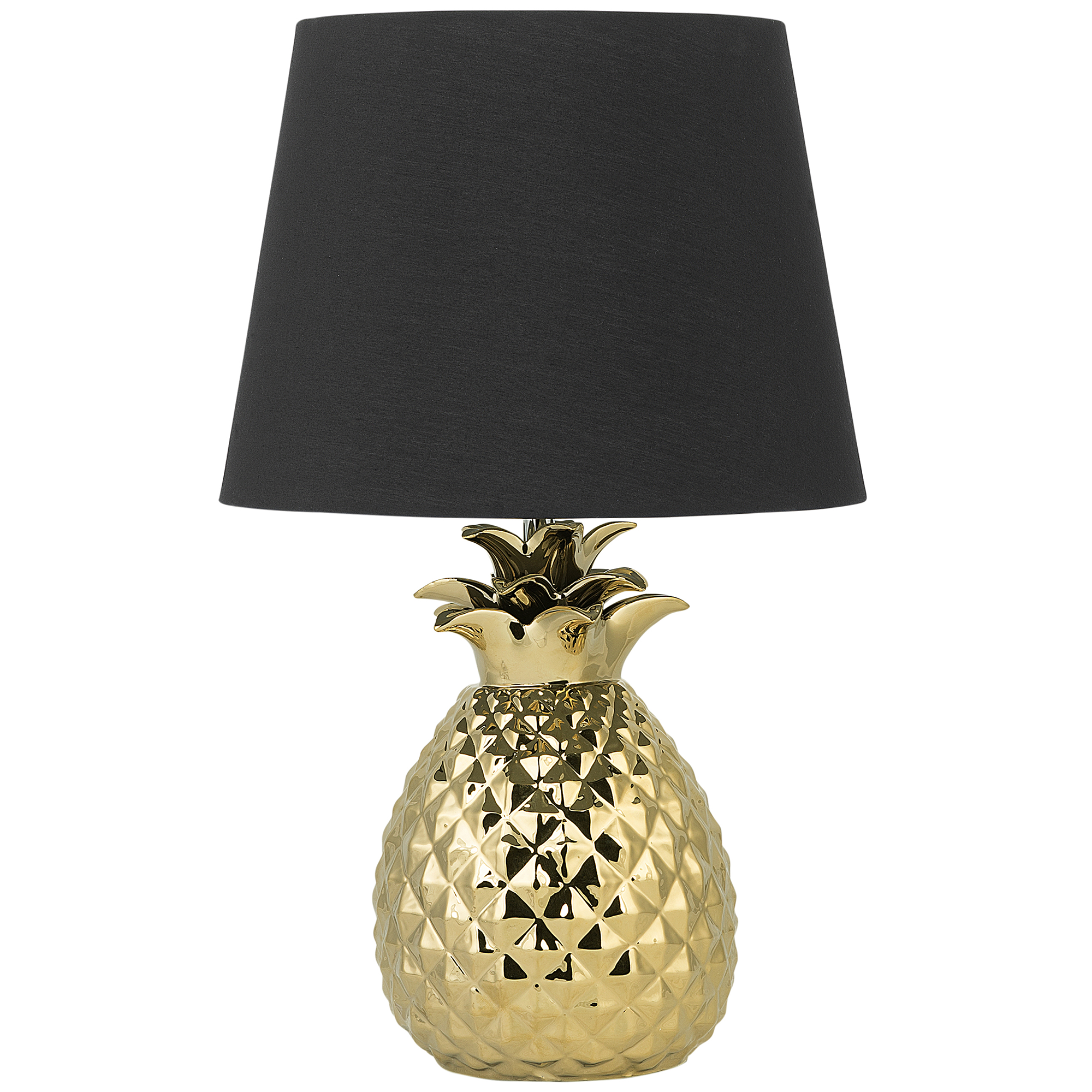 Pöytävalaisin PINEAPPLE Keramiikka Kulta