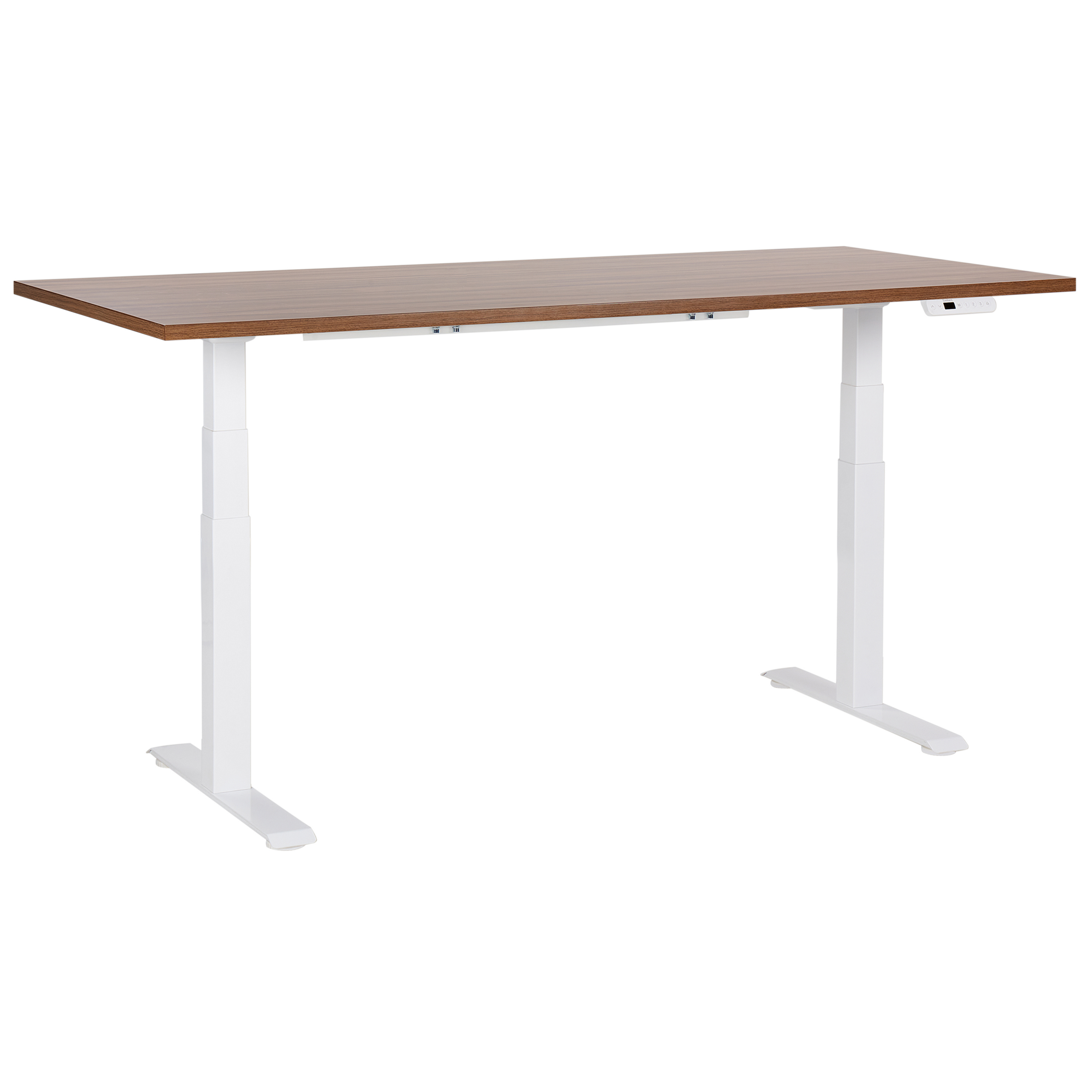 Työpöytä sähkösäädettävä DESTINES 180 cm 80 cm Ruskea/valkoinen