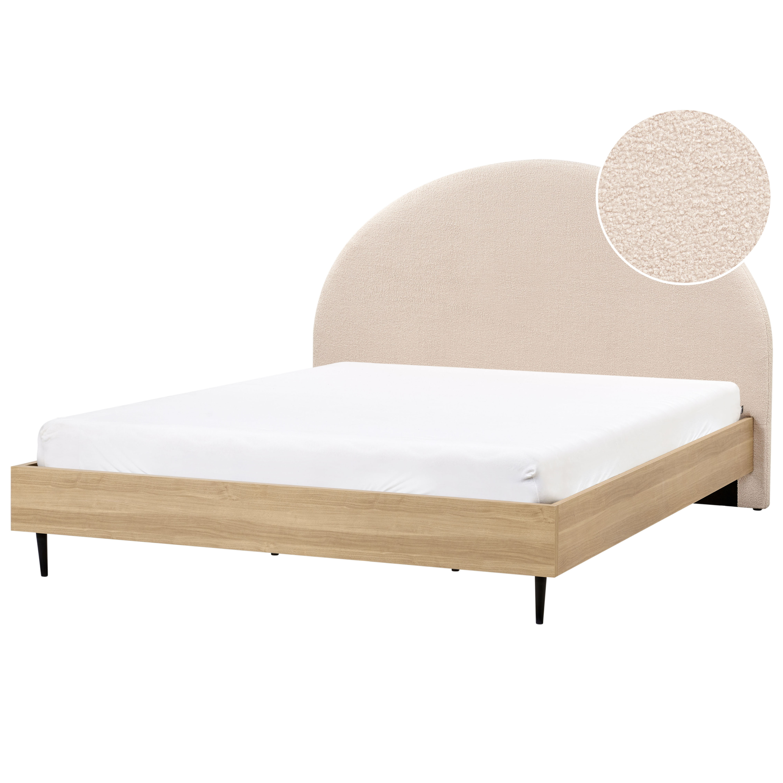 Sänky Buklee MILLAY 180 x 200 cm Beige