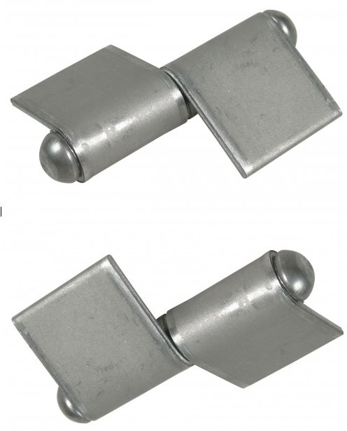 Sarana 80 mm, teräs, siipimalli – 1 pari – vasen ja oikea