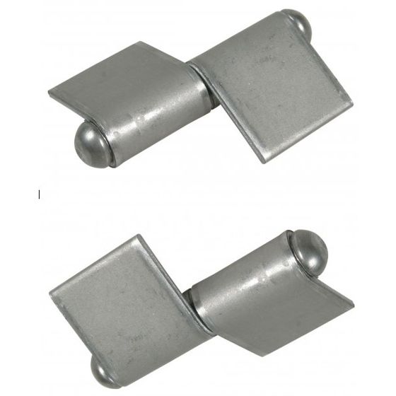 Sarana 80 mm, teräs, siipimalli – 1 pari – vasen ja oikea