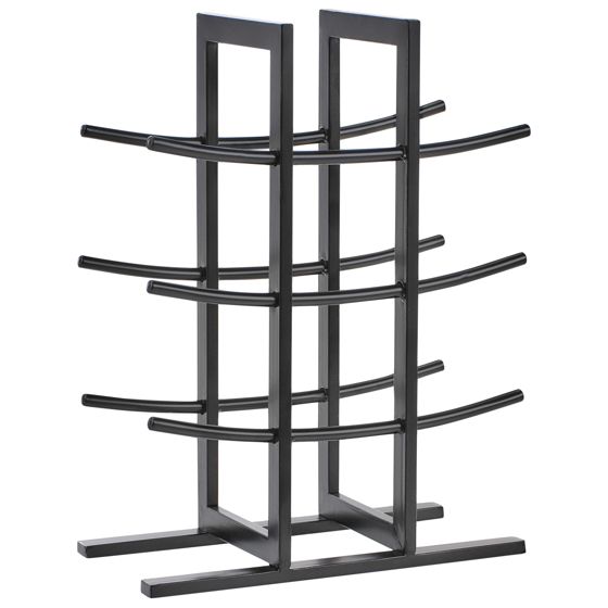 Viinipulloteline MONAGHAN metalli Musta