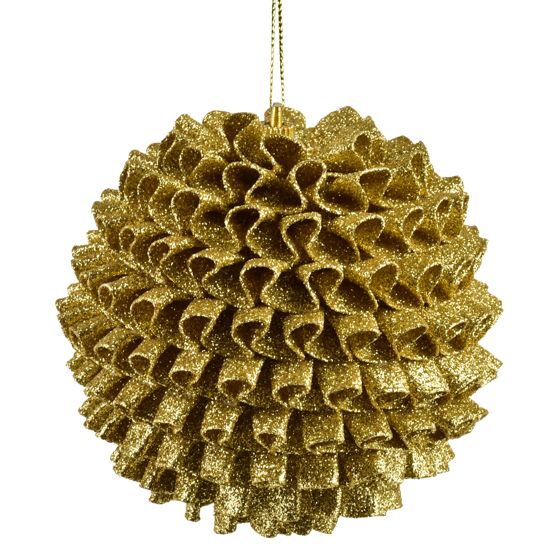 Joulupallo SANTA LILA styroksia Ø10 cm