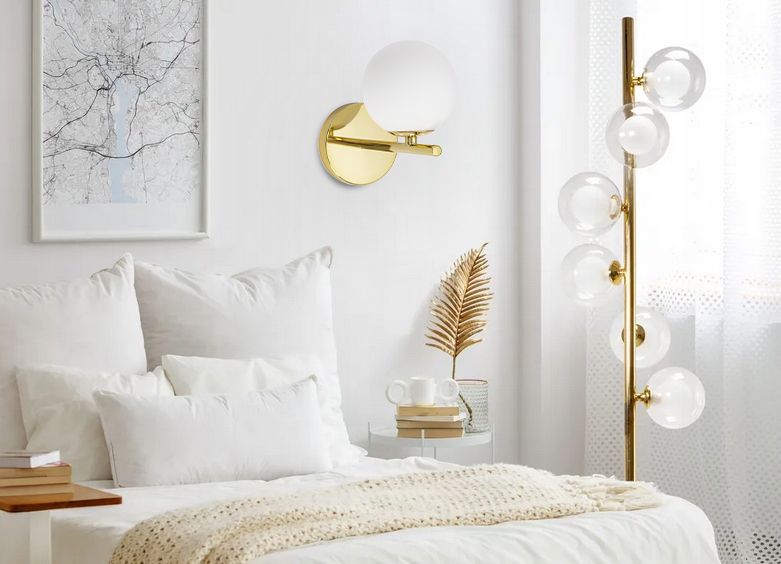 TOOLIGHT seinävalaisin APP684-1W kulta, 22,5x14x10cm