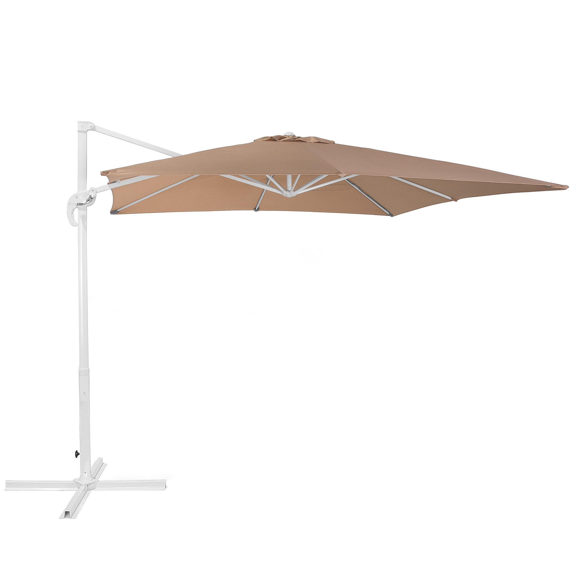 Riippuva aurinkovarjo 250 cm MONZA Tumma beige
