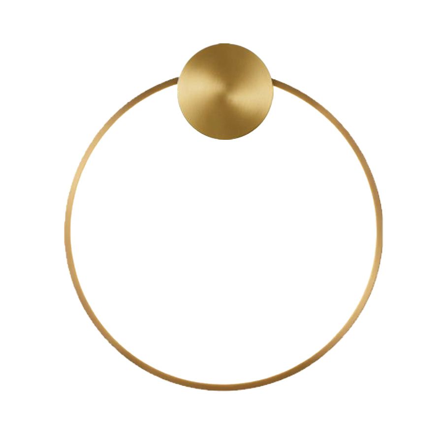 TOOLIGHT seinävalaisin LED APP1385-CW harjattu kulta, 30x7,5x33cm