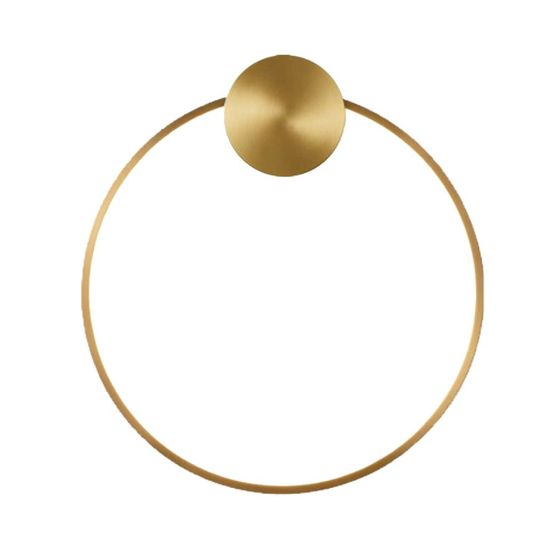 TOOLIGHT seinävalaisin LED APP1385-CW harjattu kulta, 30x7,5x33cm