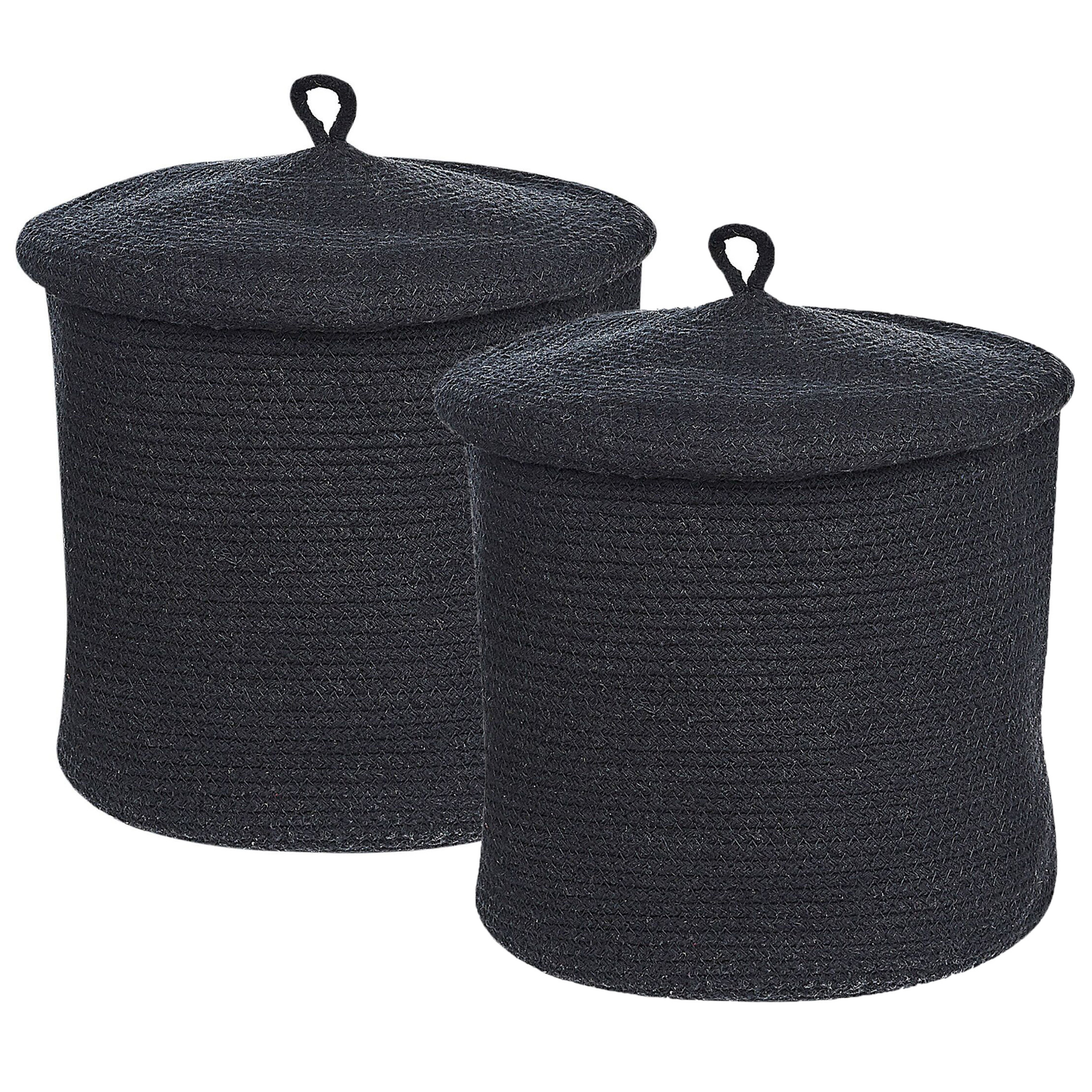 Korisetti 2 kpl SILOPI puuvilla Musta