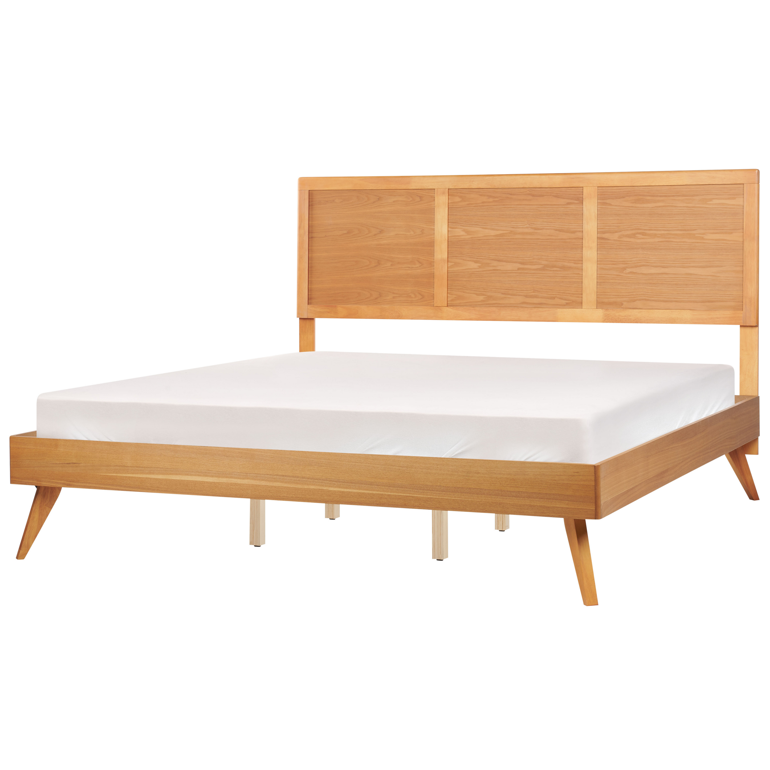 Sänky ISTRES 180 x 200 cm Luonnollinen saarniviilu