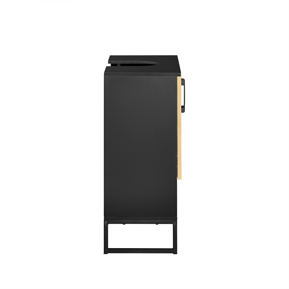 SoBuy 60 cm bambu-allaskaappi bzr202-sch, ekologinen kestävä