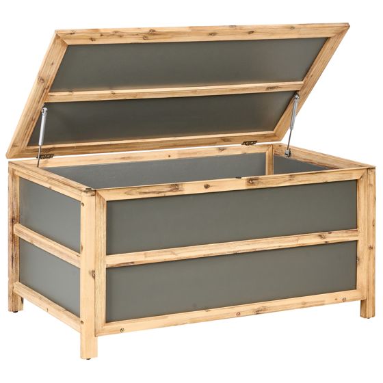 Säilytyslaatikko ACATE betoni 121 cm 72 cm Harmaa