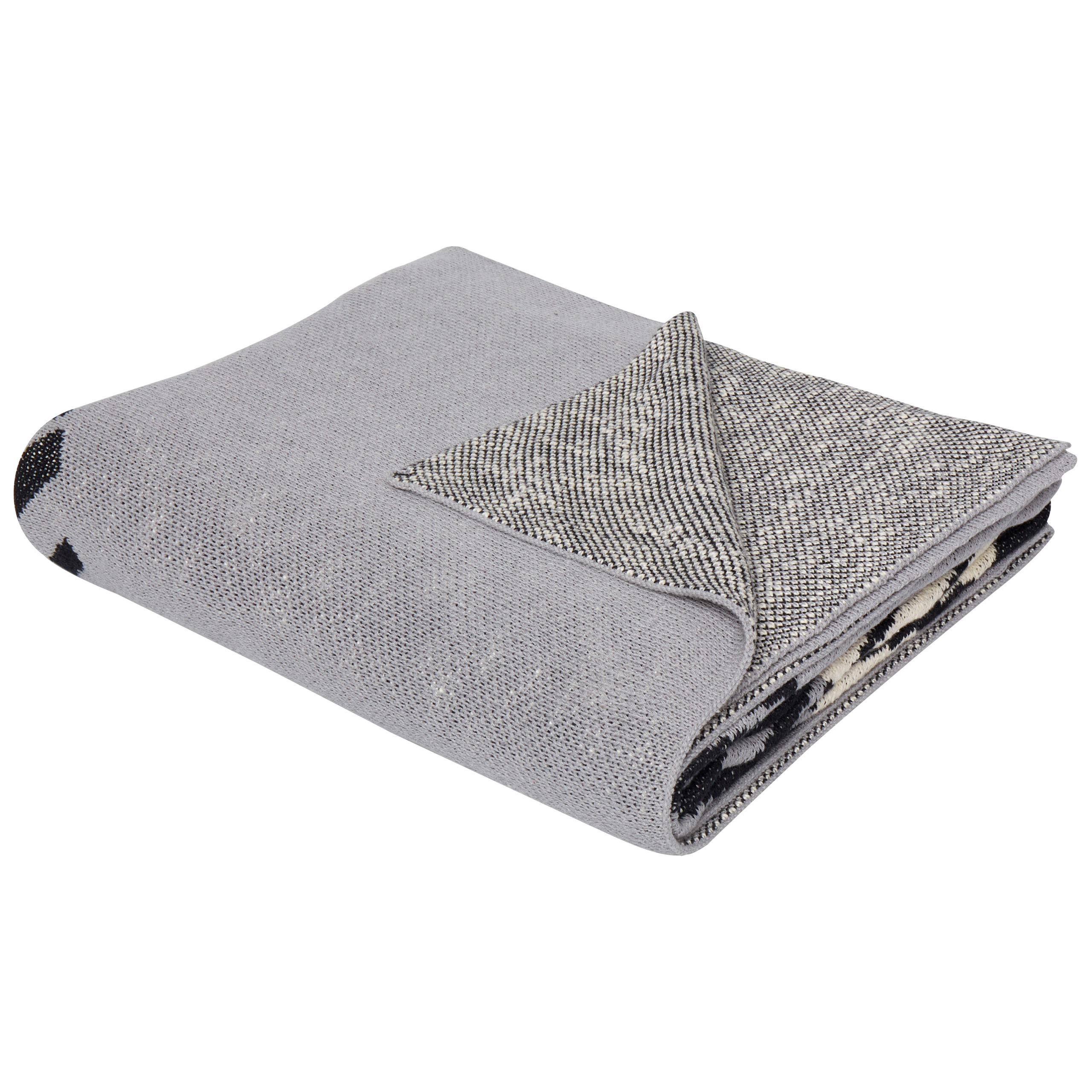 Torkkupeitto MATTA puuvilla 130 x 170 cm Harmaa