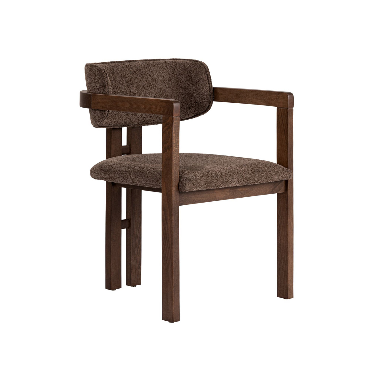 Norda Design moderni pyökkipuinen tuoli chenille-kankaalla, helposti puhdistettava, 54x76x54 cm | tyylikäs mukavuus
