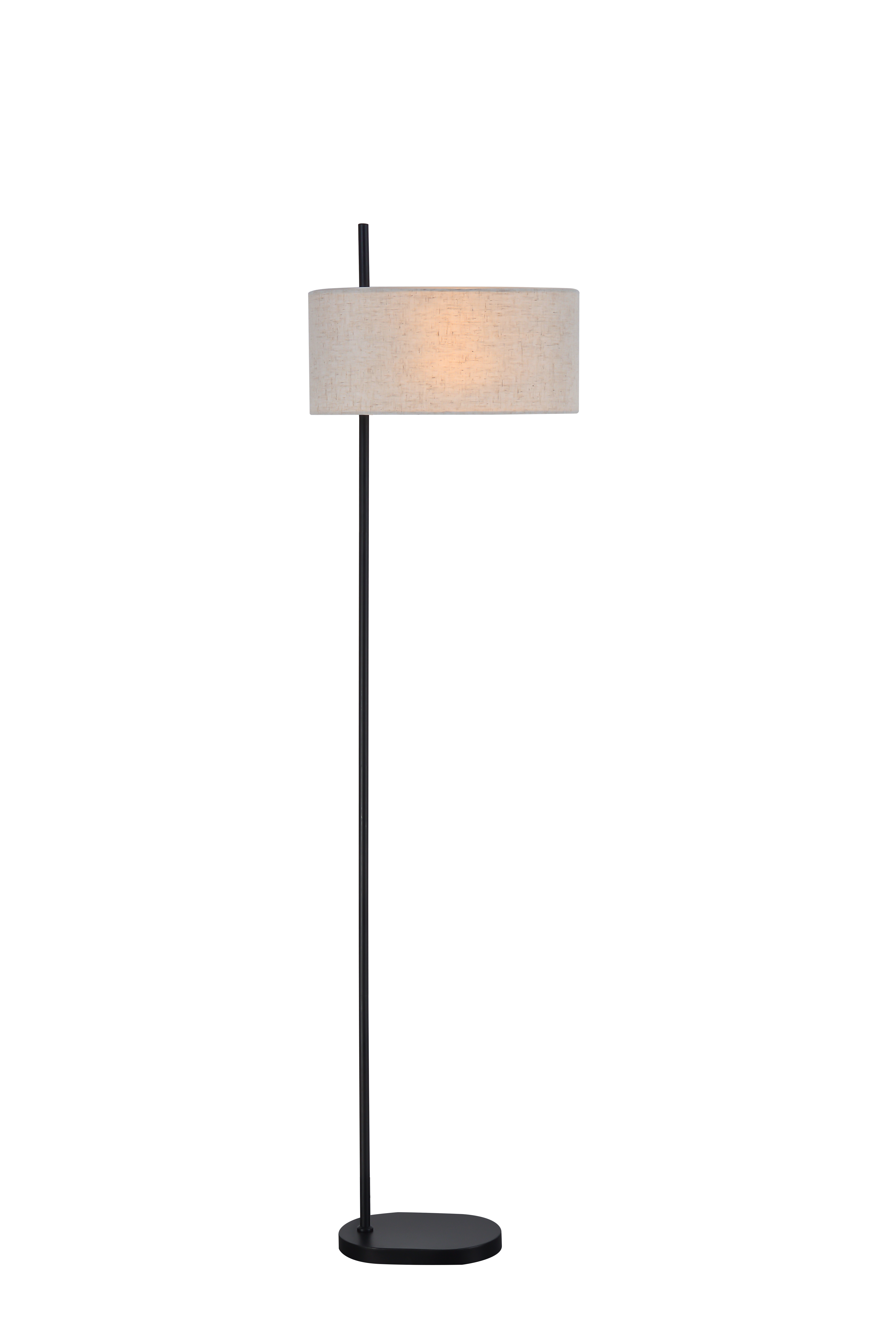 NETTLIFE Lattiavalaisin olohuoneeseen Vintage - lattiavalaisin 154 cm musta E27- lattiavalaisin jalkakytkimellä