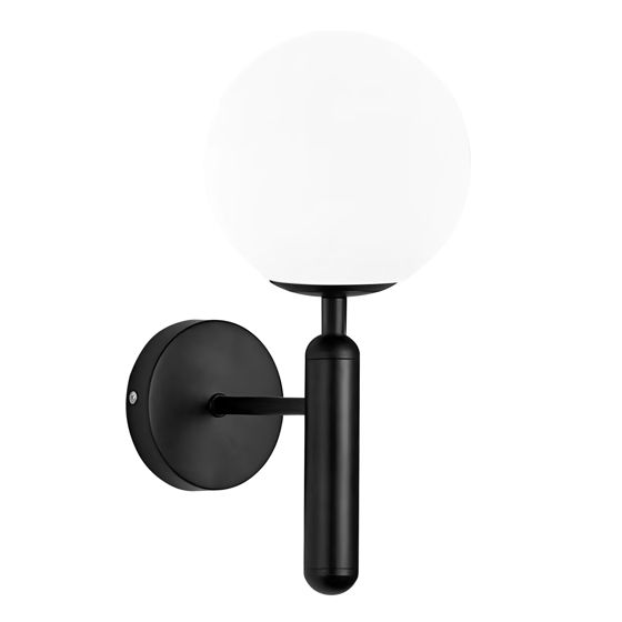 TOOLIGHT seinävalaisin G097-1W mustavalkoinen, 34x18,5x34cm