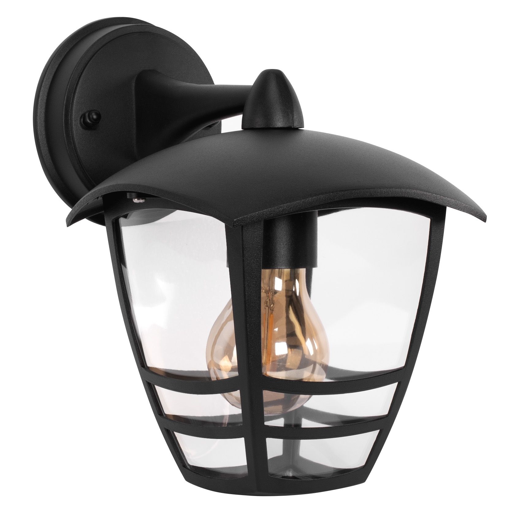 TOOLIGHT julkisivuvalaisin JNH037-1G musta, 22x17x24cm