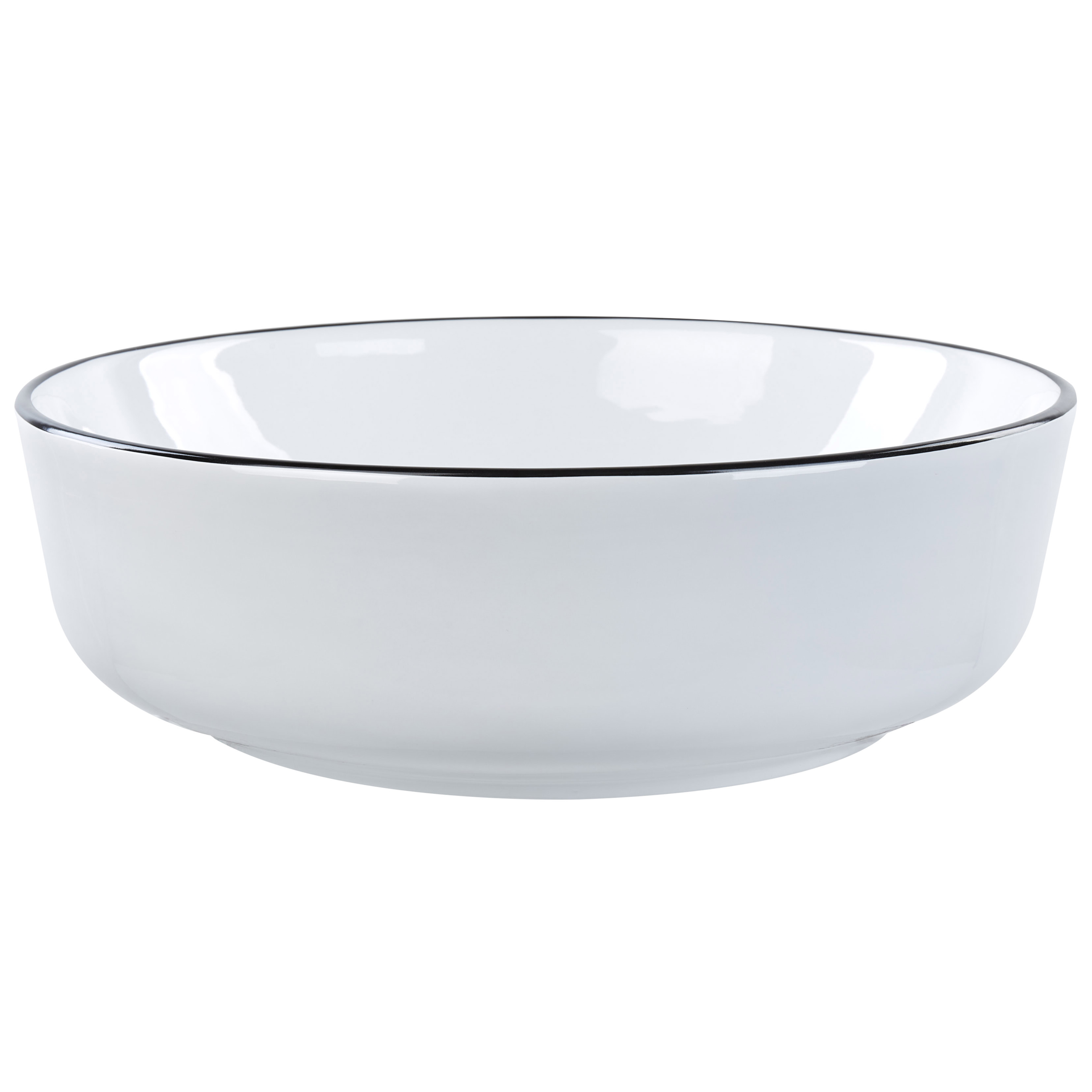Pesuallas tason päälle XERT ⌀ 42 cm Keramiikka Valkoinen