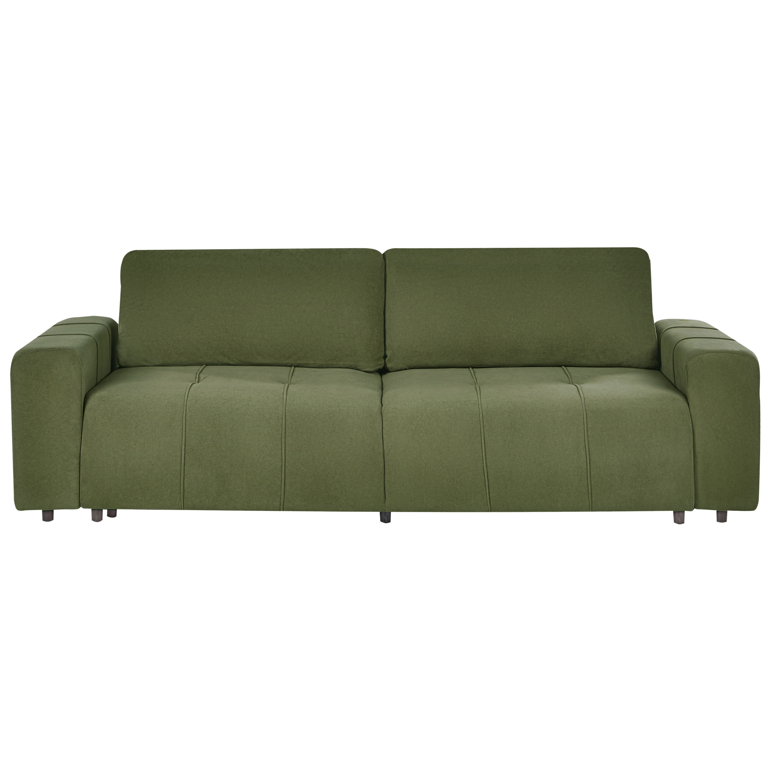 Vuodesohva INNVIK kangas Vihreä säilytystila 3-istuttava