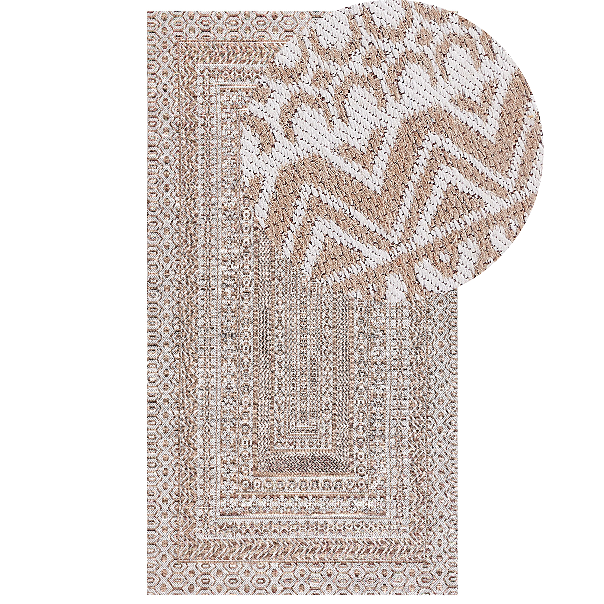 Matto BAGLAR Valkoinen 80 x 150 cm juutti