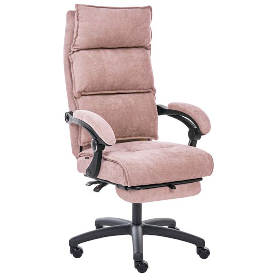Johtajatuoli EATON Chenille Pastellipinkki