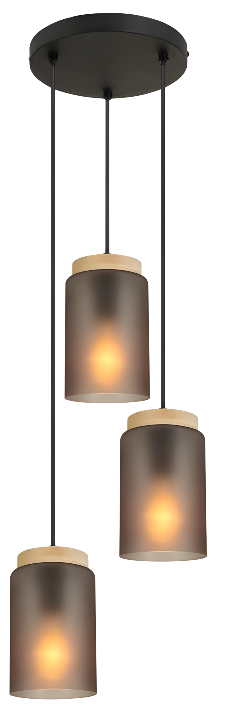 TOOLIGHT riippuva kattovalaisin APP1811-3CPR harmaa, 16, 5x11, 5x16, 5cm