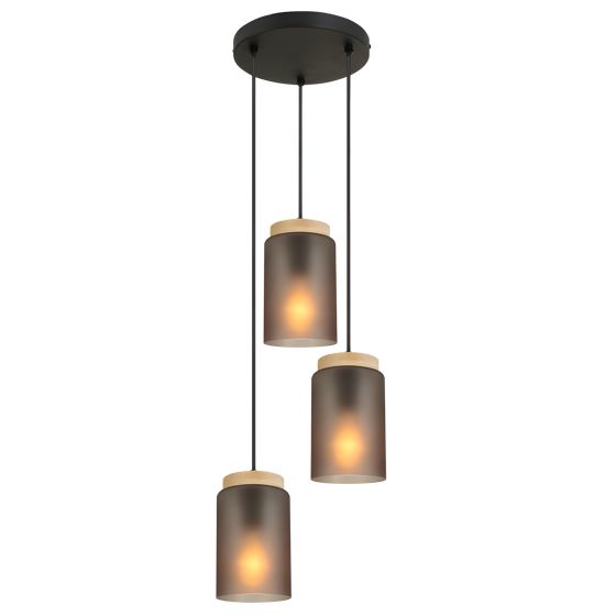 TOOLIGHT riippuva kattovalaisin APP1811-3CPR harmaa, 16, 5x11, 5x16, 5cm