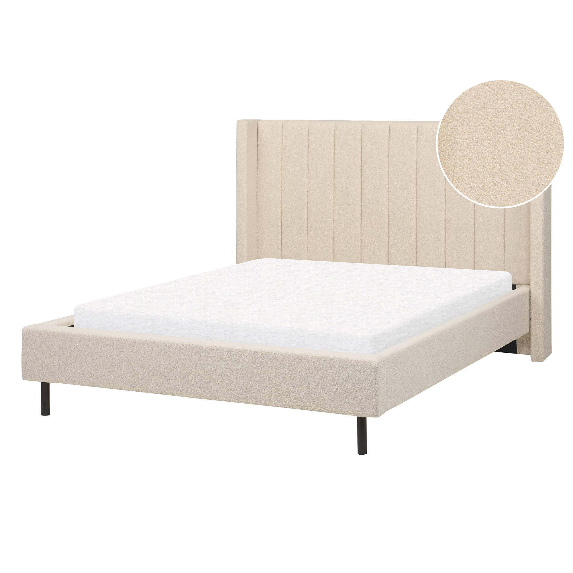 Sänky Buklee VILLETTE 140 x 200 cm Beige