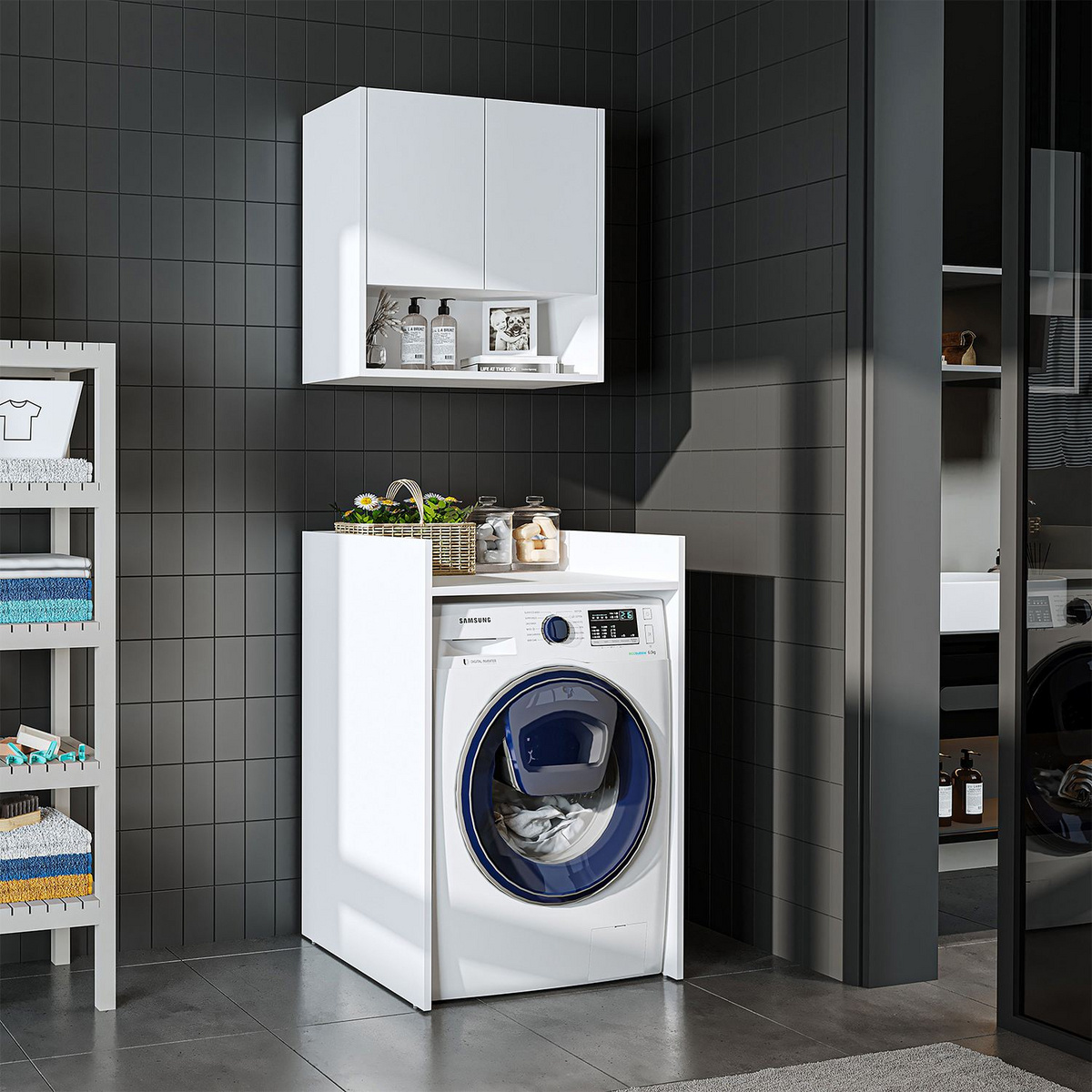 Norda Design Kylpyhuonekalustesetti (2 Pieces) Bagno Duo 30 x 65 x 60 cm