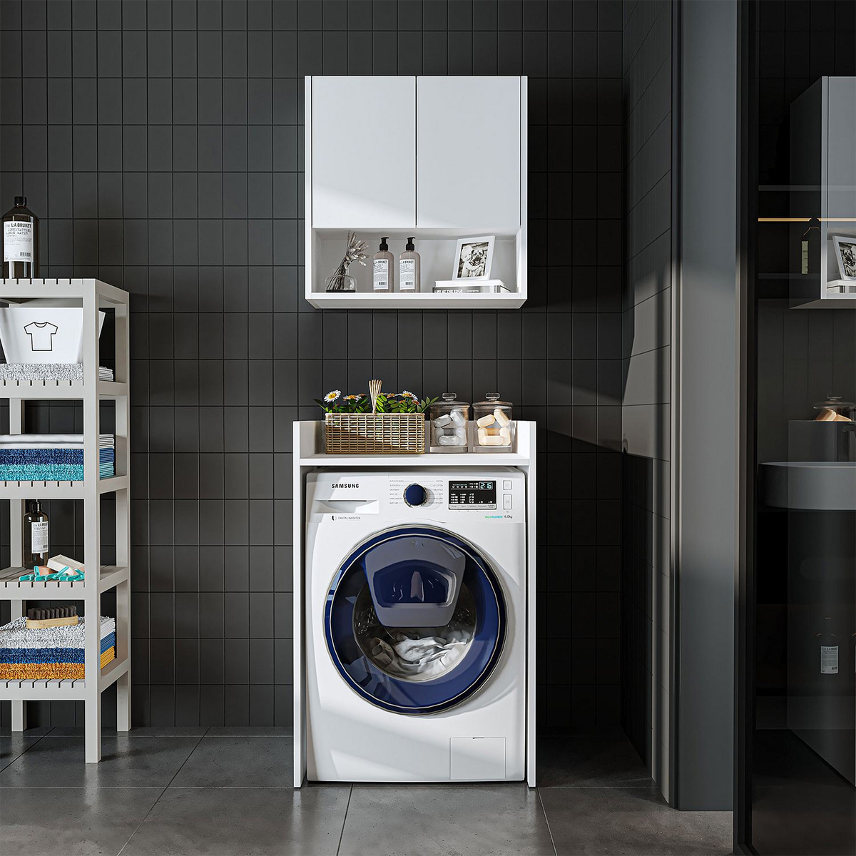 Norda Design Kylpyhuonekalustesetti (2 Pieces) Bagno Duo 30 x 65 x 60 cm