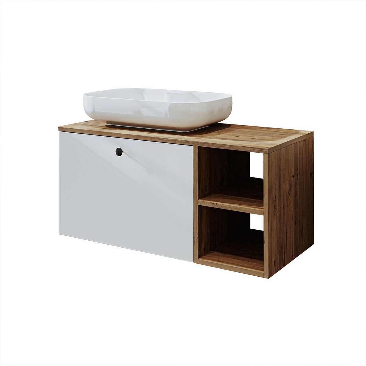 Norda Design Kylpyhuonekaappi altaalla Pavia 45 x 95 x 58 cm