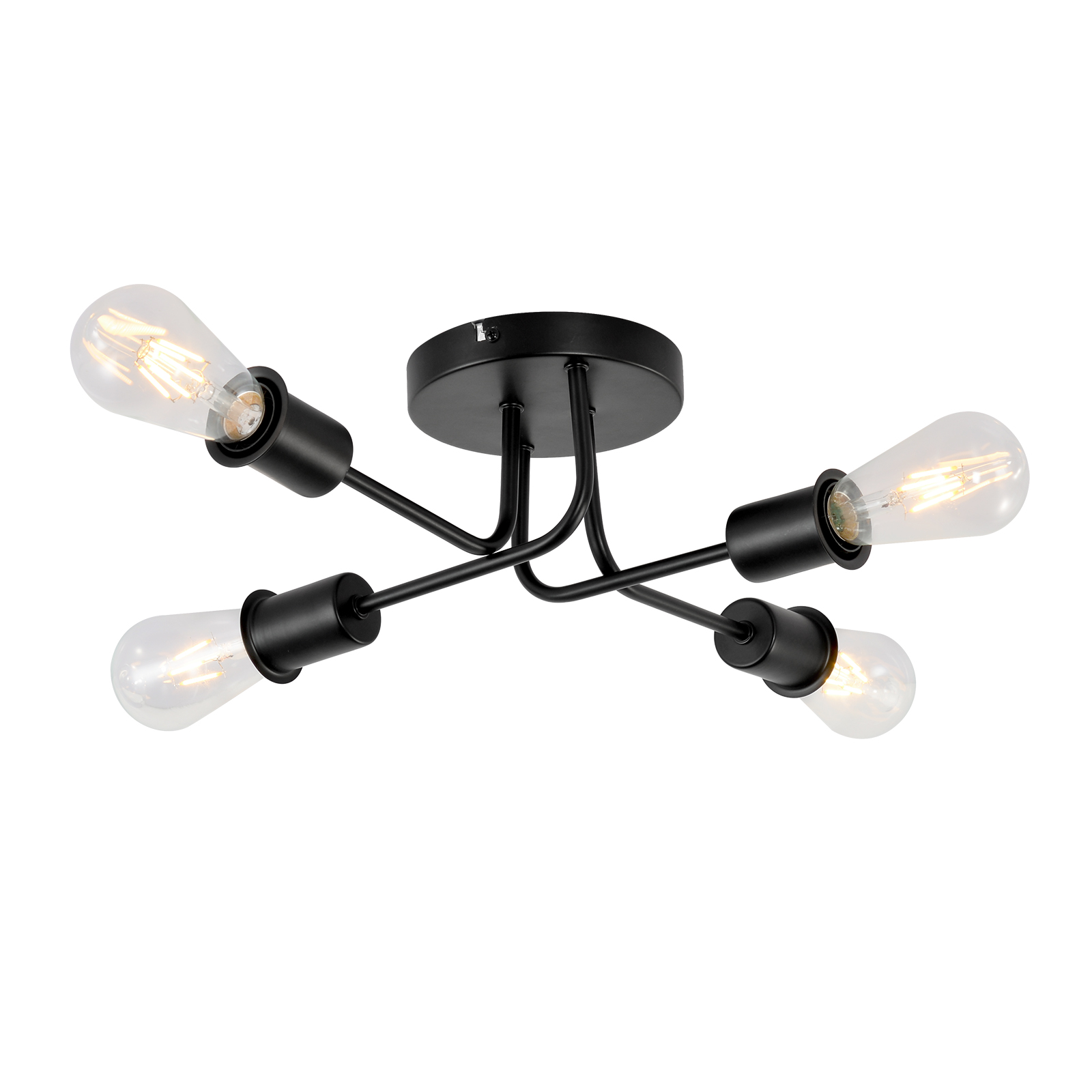 NETTLIFE Kattovalaisin, musta metalli