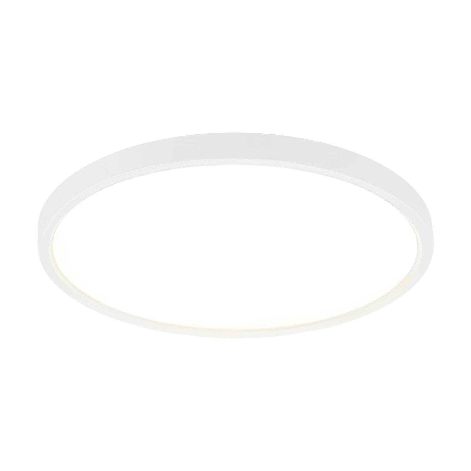 NETTLIFE LED-kattovalaisin 24W 4000K 30cm makuuhuoneeseen, litteä, halkaisijaltaan valkoinen, pyöreä keittiövalaisin kylpyhuoneeseen